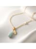 Nomad Vergulde ketting met hangers - (L)45 cm