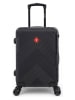 SWISS KOPPER Hardcase-Trolley "Olten" in Schwarz - (B)38 x (H)57 x (T)23 cm