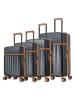 SWISS KOPPER 4tlg. Hardcase-Trolleyset "Zermatt" in Schwarz