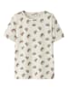 Lil Atelier Shirt "Gayo" in Creme/ Braun