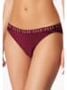ELLE 3er-Set: Slips in Bordeaux/ Rot/ Schwarz