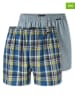 Schiesser 2er-Set: Boxershorts in Blau