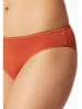 Schiesser 2-delige set: slips terracotta/wit
