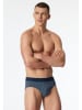 Schiesser 3-delige set: slips donkerblauw/zwart
