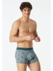 Schiesser 3-delige set: boxershorts petrol/zwart