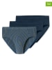 Schiesser 3-delige set: slips donkerblauw