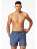 Schiesser Badeshorts in Dunkelblau/ Weiß