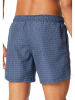 Schiesser Badeshorts in Dunkelblau/ Weiß