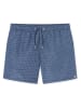 Schiesser Badeshorts in Dunkelblau/ Weiß