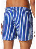 Schiesser Badeshorts in Blau/ Weiß