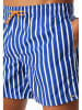 Schiesser Zwemshorts blauw/wit