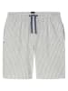 Schiesser Pyjama-Shorts in Blau/ Weiß