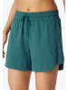 Schiesser Pyjama-Shorts in Petrol