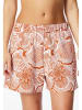 Schiesser Pyjamashorts terracotta/wit