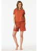 Schiesser Pyjamashorts terracotta