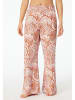 Schiesser Pyjamabroek terracotta/wit