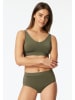 Schiesser Figi high waist w kolorze khaki