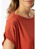Schiesser Pyjama terracotta/crème