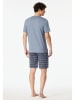 Schiesser Pyjama blauwgrijs