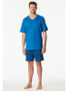Schiesser Pyjama in Blau
