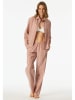 Schiesser Pyjama oudroze/crème