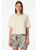Schiesser Pyjama-Oberteil in Creme