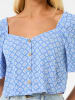 Rip Curl Bluse "San Carlos" in Hellblau