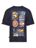 Geographical Norway Koszulka "Jexplor" w kolorze granatowym