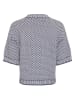 MOSS COPENHAGEN Pullover "Catina" in Blau/ Weiß