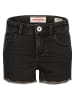 Vingino Jeans-Shorts in Schwarz