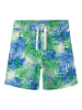name it Sweatshort "Jaxon" groen/blauw