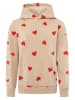Zwillingsherz Bluza "Hearts" w kolorze beżowym