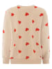 Zwillingsherz Sweatshirt beige