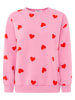 Zwillingsherz Sweatshirt in Rosa