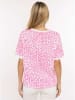 Zwillingsherz Shirt wit/roze