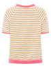 Zwillingsherz Shirt "Streifen & Herz" in Beige