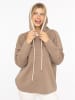 Zwillingsherz Hoodie "Positive Mind" taupe