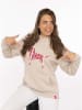 Zwillingsherz Hoodie "Dackel Heart" in Beige