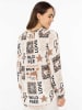 Zwillingsherz Bluse"Wild Love" crème