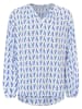 Zwillingsherz Blouse "Lobsters" wit/blauw