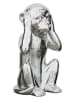 Rétro Chic Dekofigur in Silber - (B)17 x (H)28 x (T)15 cm