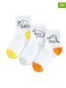 COOL CLUB 3-delige set: sokken wit
