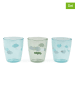 done by deer 3-delige set: drinkbekers "Yummy" lichtblauw/groen - 120 ml