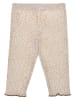 Bondi Legginsy "Leoallover" w kolorze beżowym