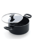 Green Chef 2-częściowy zestaw "Tones" w kolorze czarnym - Ø 20 cm