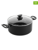 Green Chef 2tlg. Set: Kochtopf "Prime" in Schwarz - Ø 24 cm