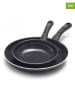 Green Chef 2er-Set: Bratpfannen "Savory" in Schwarz