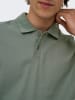 ONLY & SONS Poloshirt "Onsben" in Grün