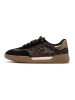 Tamaris Sneakers in Braun/ Schwarz/ Gold