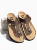 BACKSUN Teenslippers "Mercure" bruin